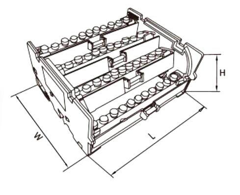 Din Rail PC كتل صندوق توزيع الكهرباء من النحاس الأصفر